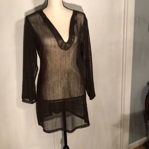 Pacific Cove Netted Sequin Swimsuit CoverUp NEVER WORN